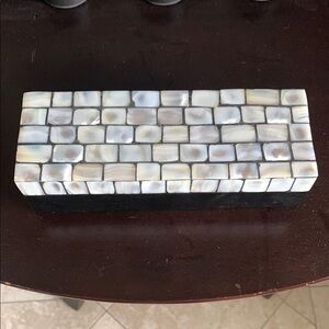 Elegant Mosaic Shell Box